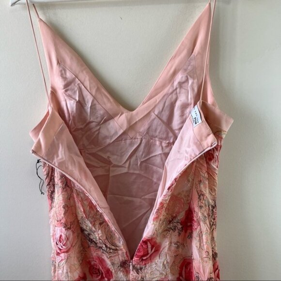 Vintage Y2K Andy The-Anh Midi Floral Slip Dress Size 8 - Picture 4 of 9